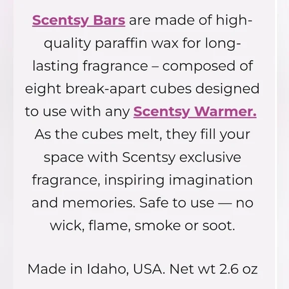 Scentsy Homestead Holiday Wax Scent Bar Blood Orange Cinnamon Fresh Fir Needle - Picture 3 of 3